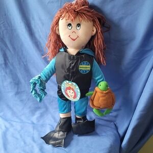Vintage 1997 Carie Aquarist Plush Doll With tags And‎ Accessories